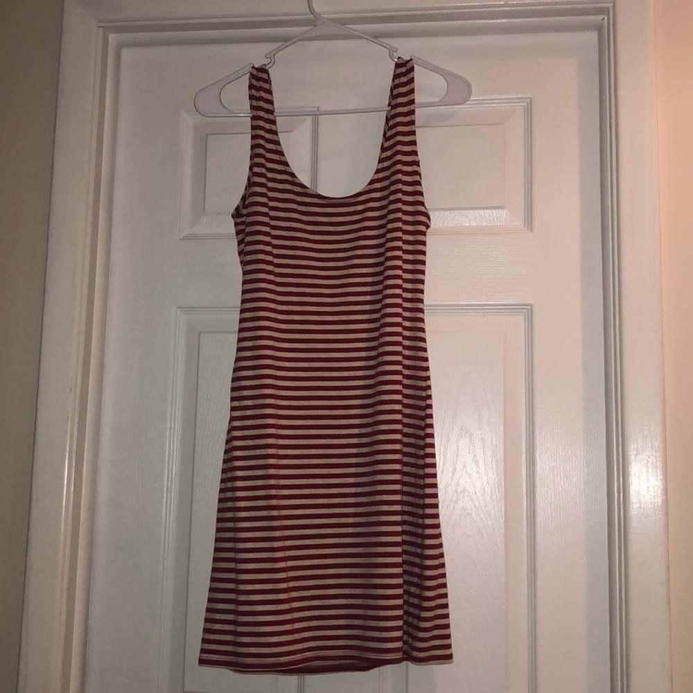 Striped bodycon dress
